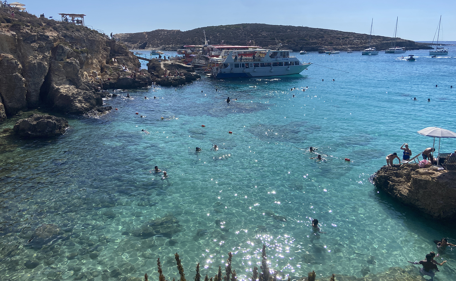 ブルーラグーンの景色