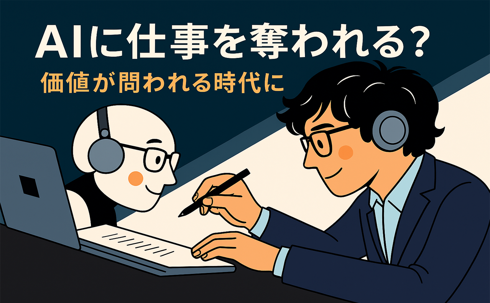 AIに仕事が奪われる？ライターが抱える不安を考える