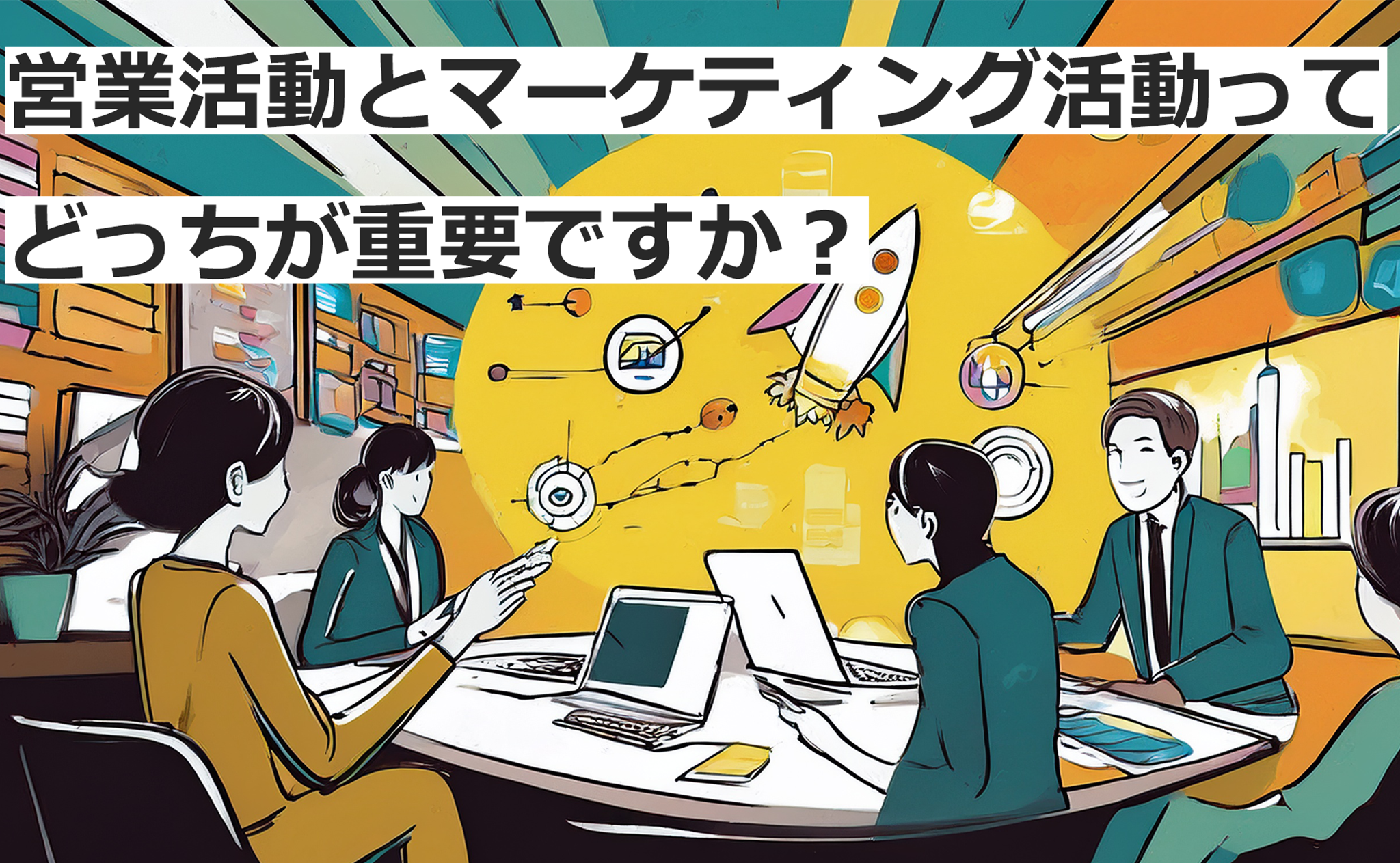 営業活動とマーケティング活動ってどっちが重要ですか？